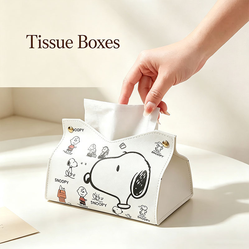 Kitchen Gadgets Wholesale - Snoopys Tissue Boxes Waterproof Napkin Holder