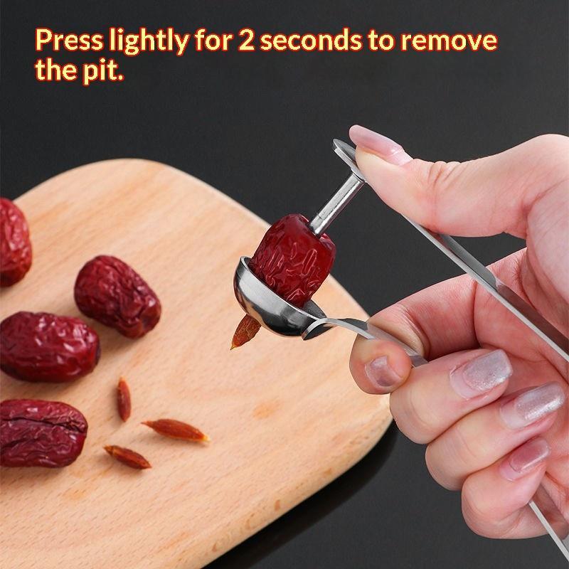 Kitchen Gadgets Kitchen - Stainless Steel Red Date Pitter Tool–Seed