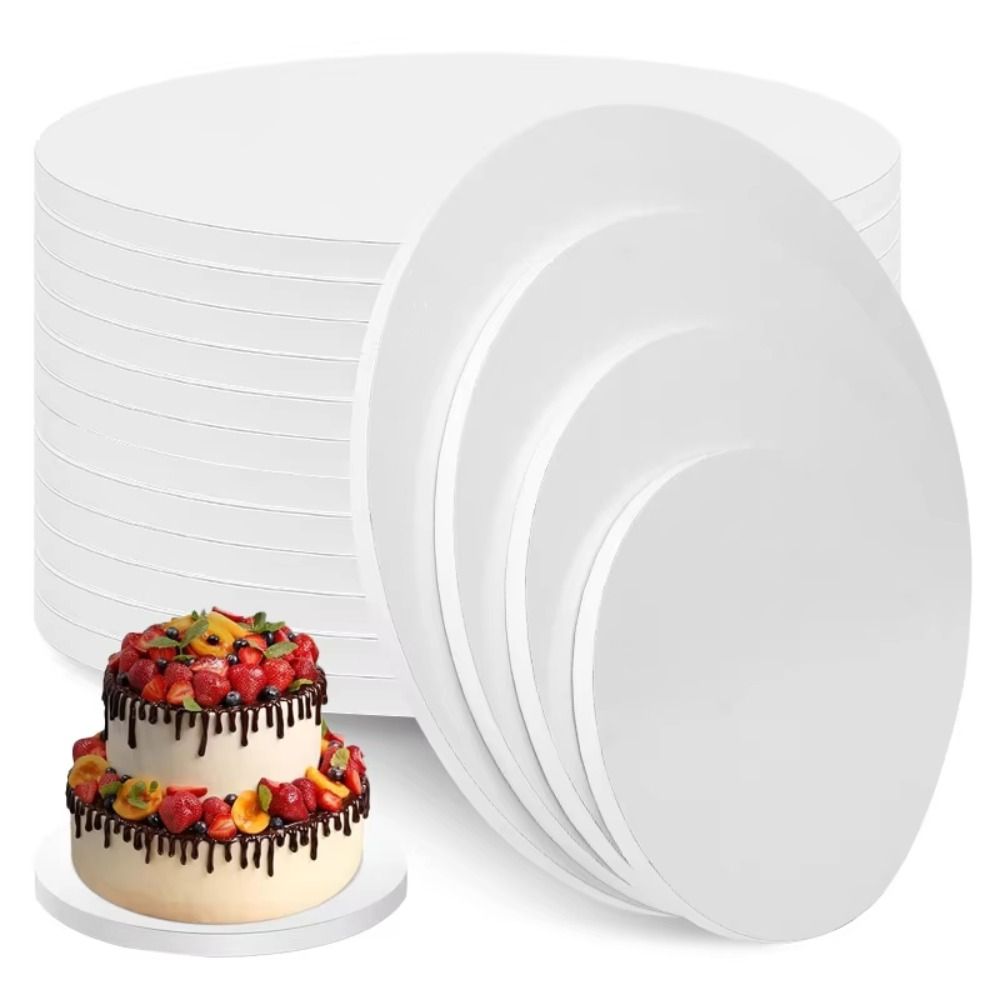Cake Decorating Turntable - Safe 6/8/10/12/14in Cake Board Base Round