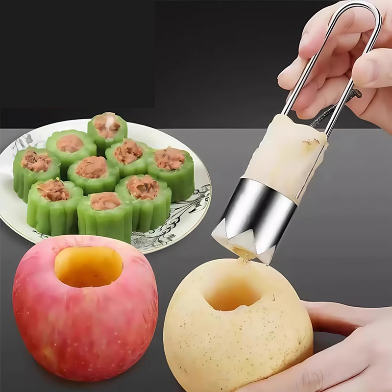 Stainless Steel Fruit Core Rem - Kitchen Gadgets Kitchen 评论和价格