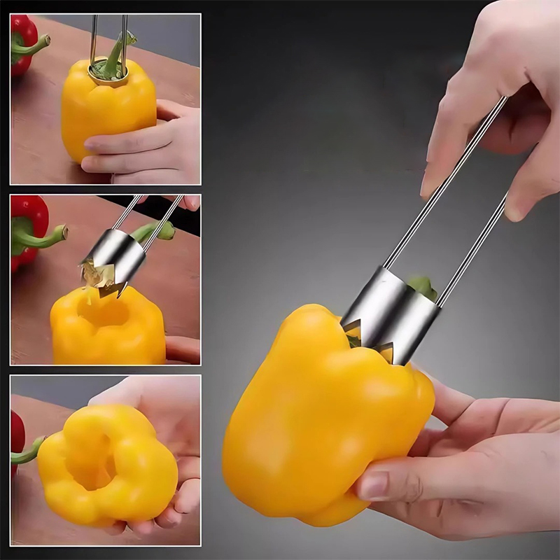 Stainless Steel Fruit Core Rem - Kitchen Gadgets Kitchen 评论和价格