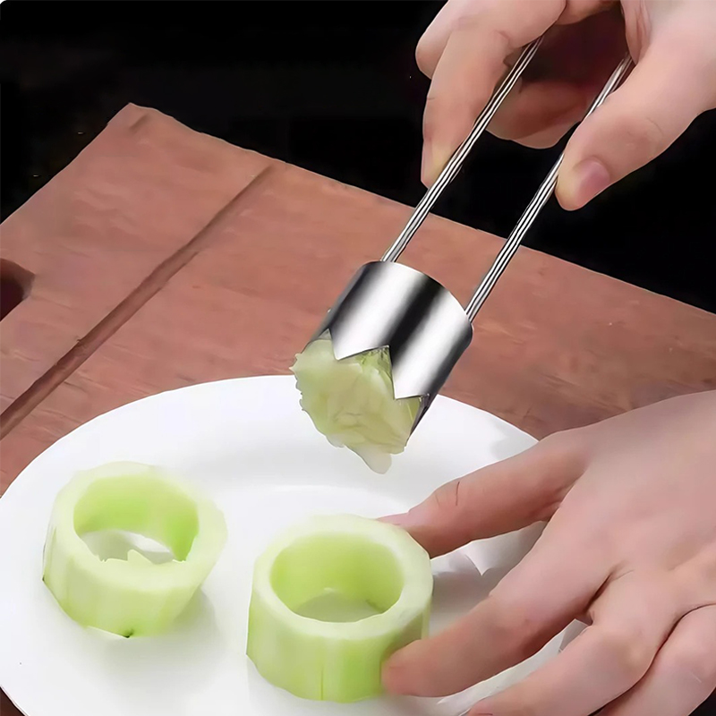 Stainless Steel Fruit Core Rem - Kitchen Gadgets Kitchen 评论和价格