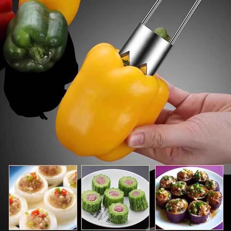 Stainless Steel Fruit Core Rem - Kitchen Gadgets Kitchen 评论和价格