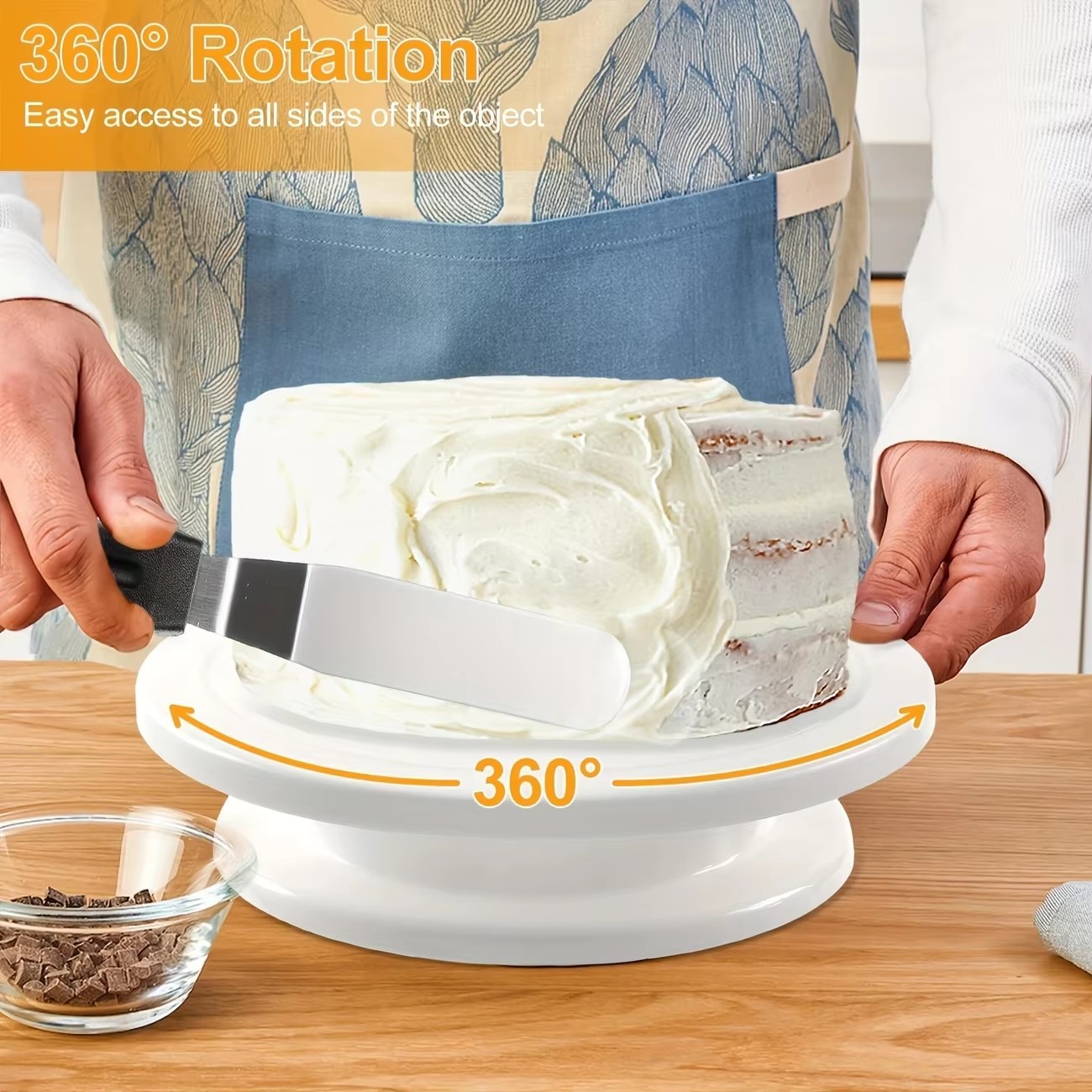 21PCS Cake Decorating Set-Non- - Cake Decorating Turntable 评论和价格