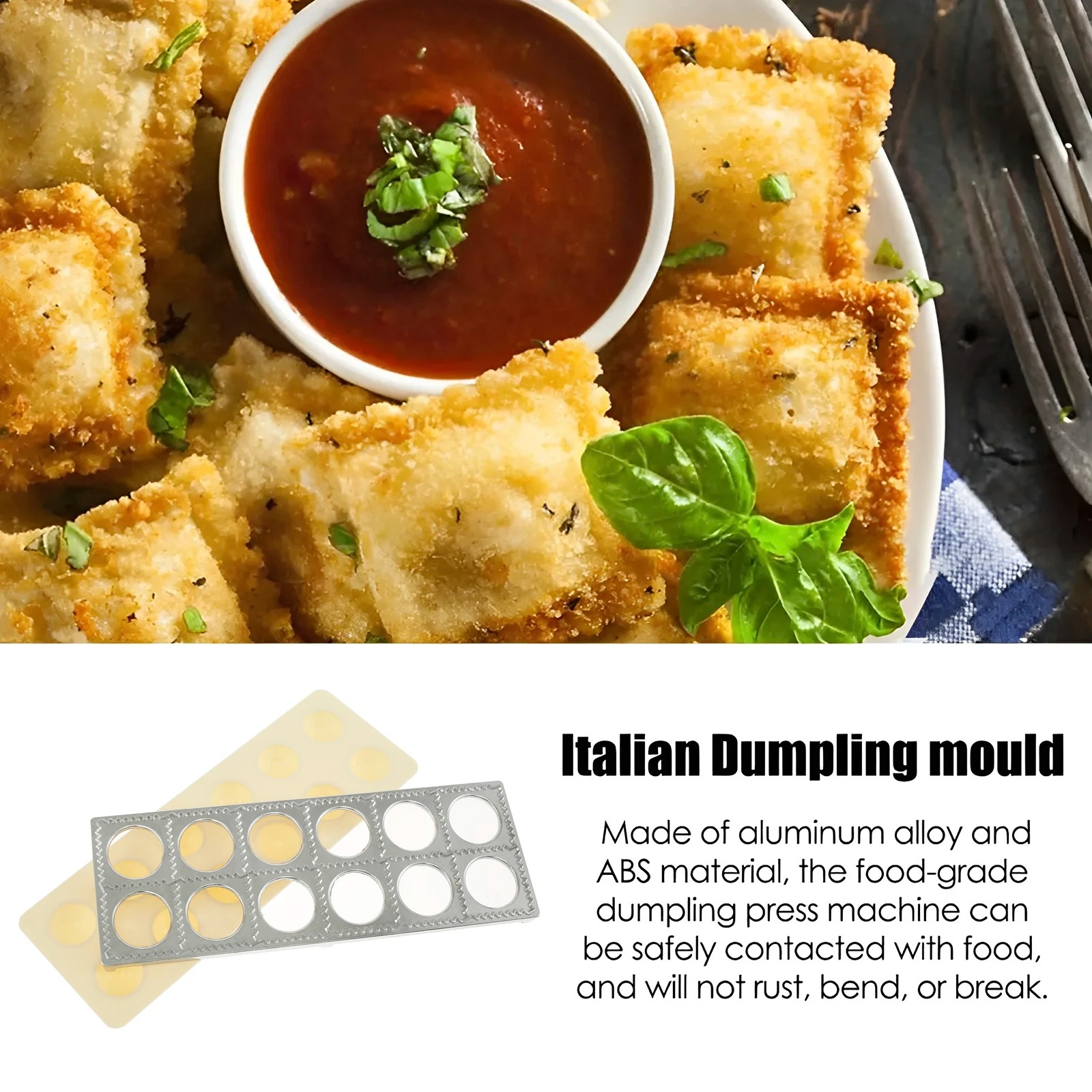 Dumpling Mold 12 Holes Ravioli - Kitchen Gadgets Pakistan 评论和价格