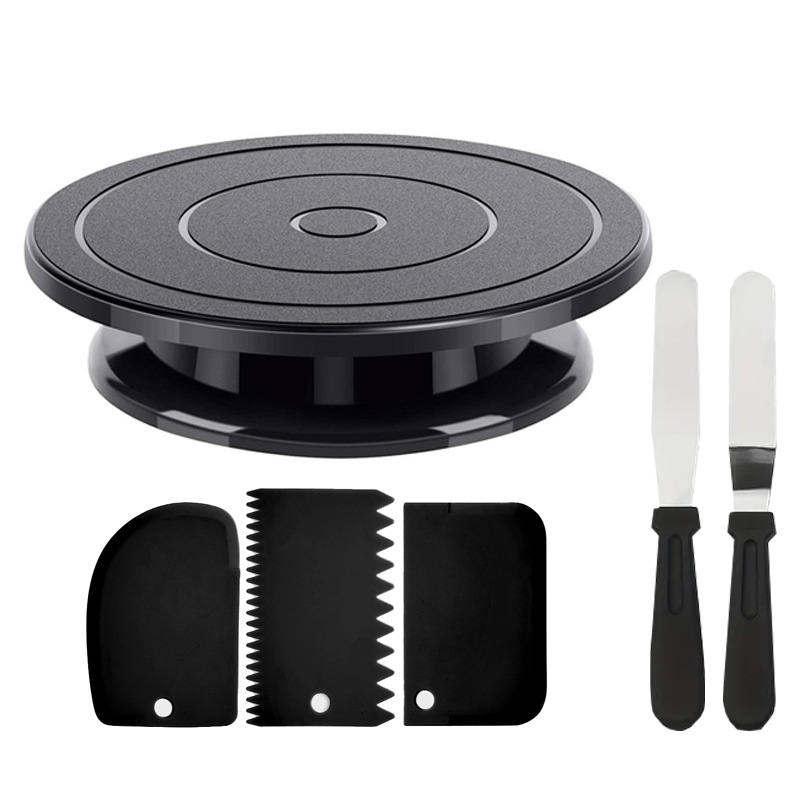 6PCS Cake Decorating Kit with  - Cake Decorating Turntable 评论和价格