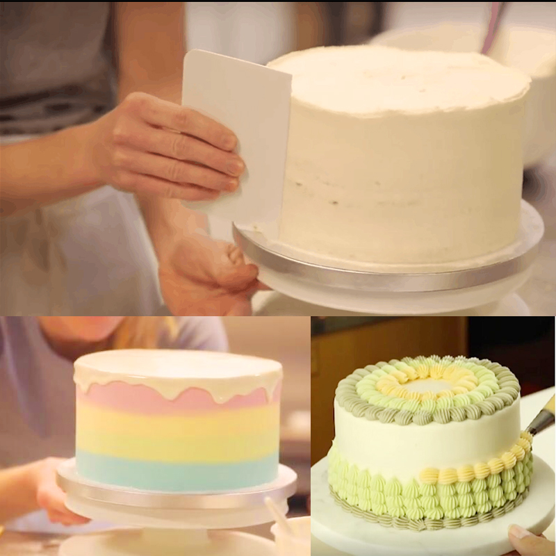 FAIS DU 6Pcs/Set Plastic Cake  - Cake Decorating Turntable 评论和价格