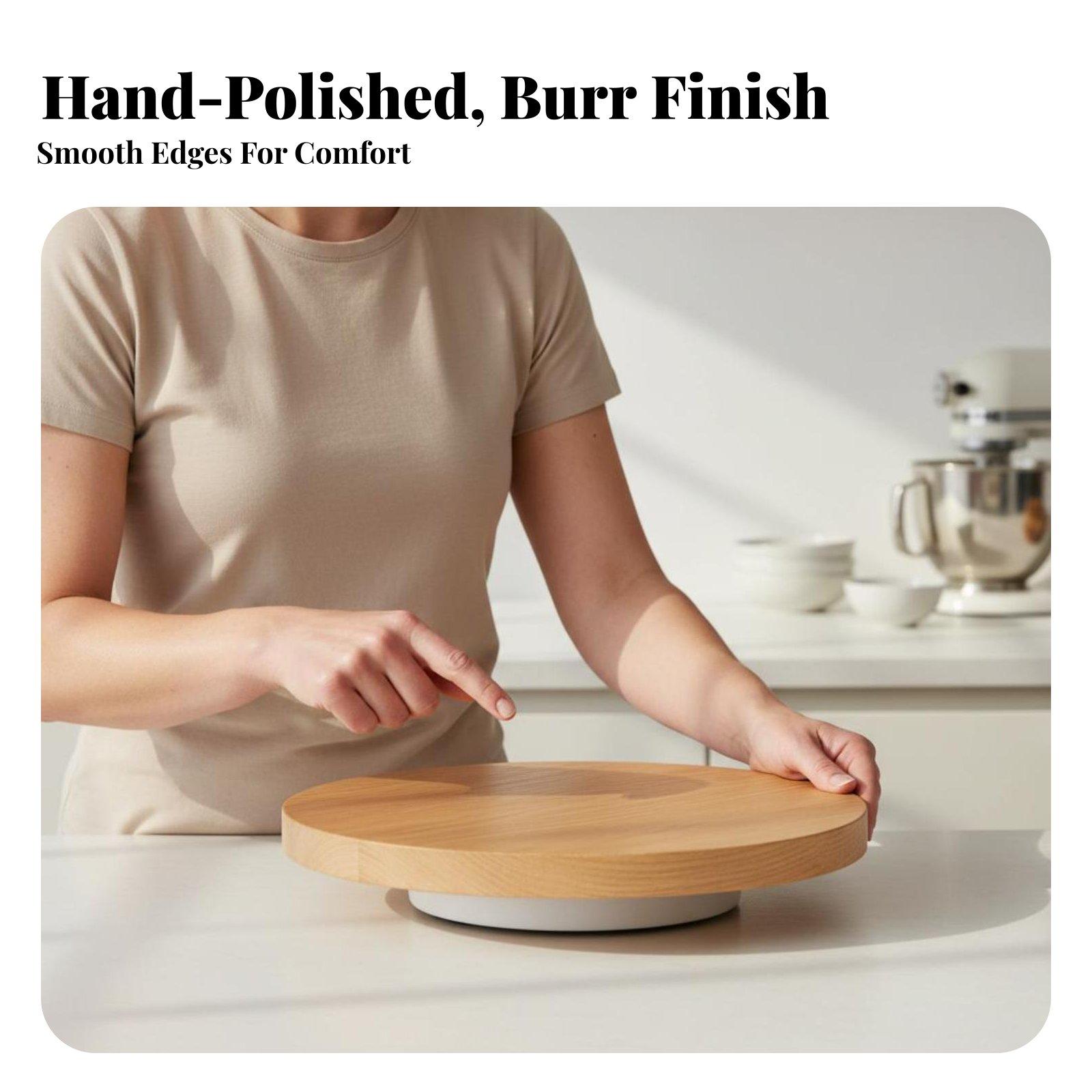 Solid Wood Cake Turntable Rota - Cake Decorating Turntable 评论和价格
