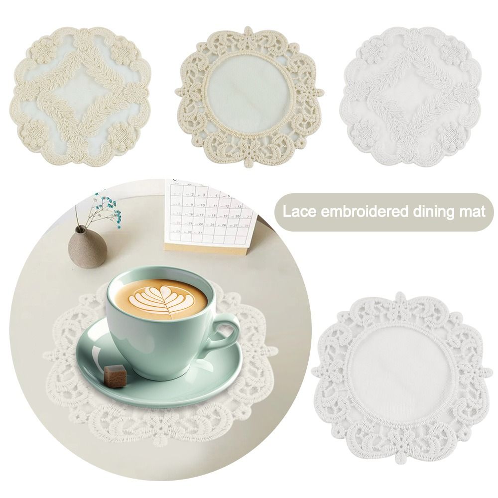 Napkin Lace Embroidered Coaste - Korean Kitchen Gadgets 评论和价格