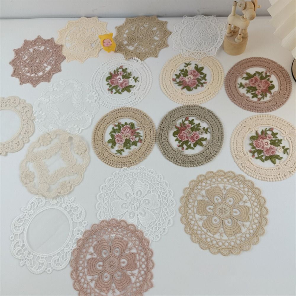 Napkin Lace Embroidered Coaste - Korean Kitchen Gadgets 评论和价格