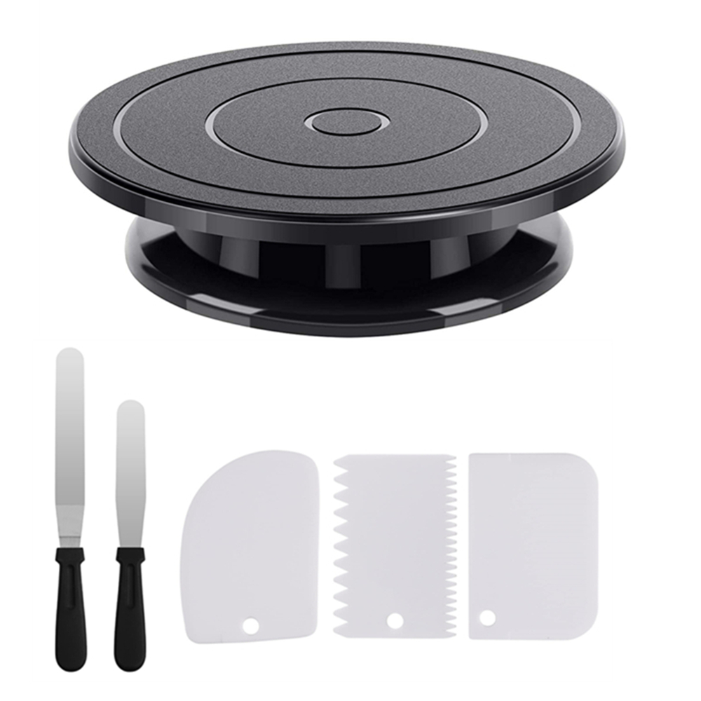 6pcs Cake Turntable with 2 Fro - Cake Decorating Turntable 评论和价格