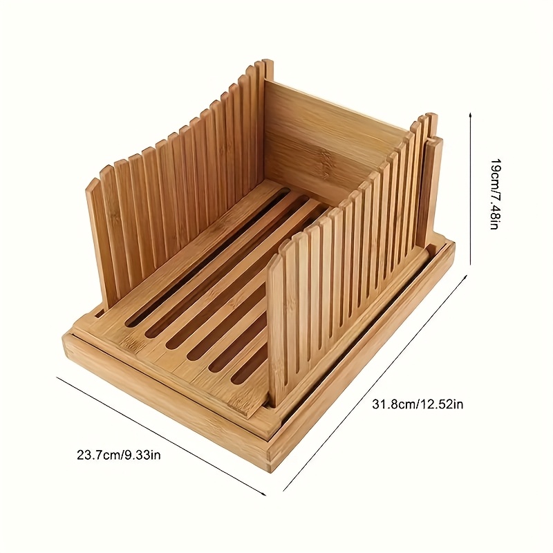 GloBamboo Bamboo Bread Slicer  - Bamboo Cutting Board 评论和价格