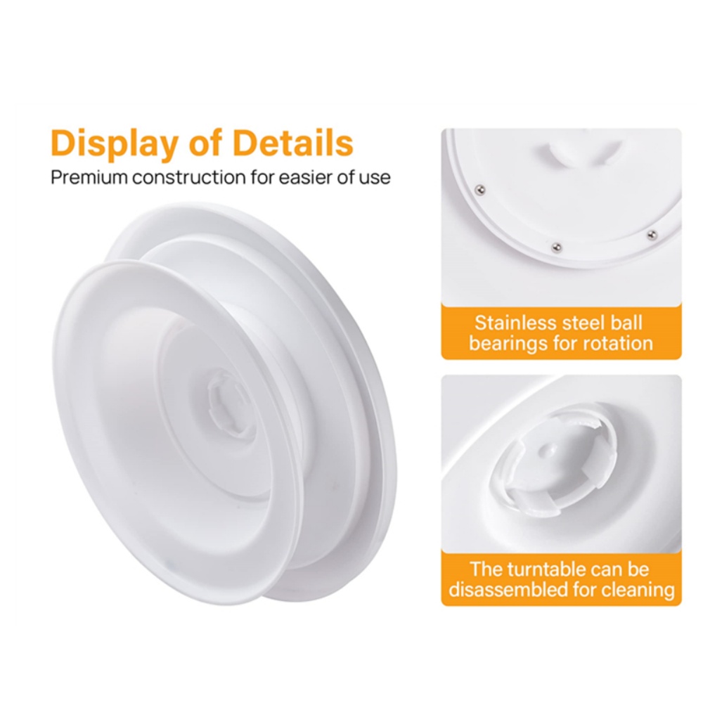 Plastic Revolving Cake Turntab - Cake Decorating Turntable 评论和价格