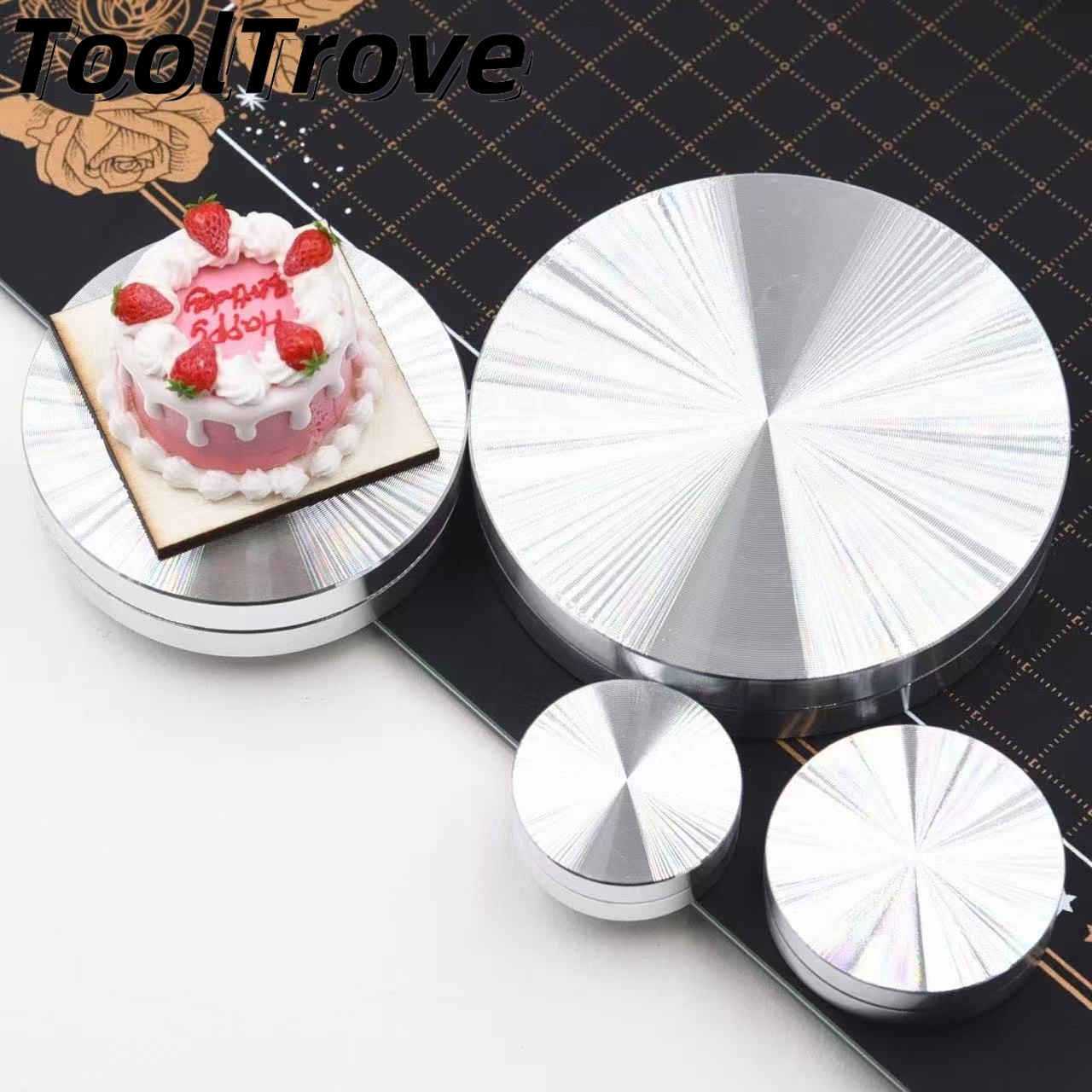 Miniature Aluminum Turntable f - Cake Decorating Turntable 评论和价格