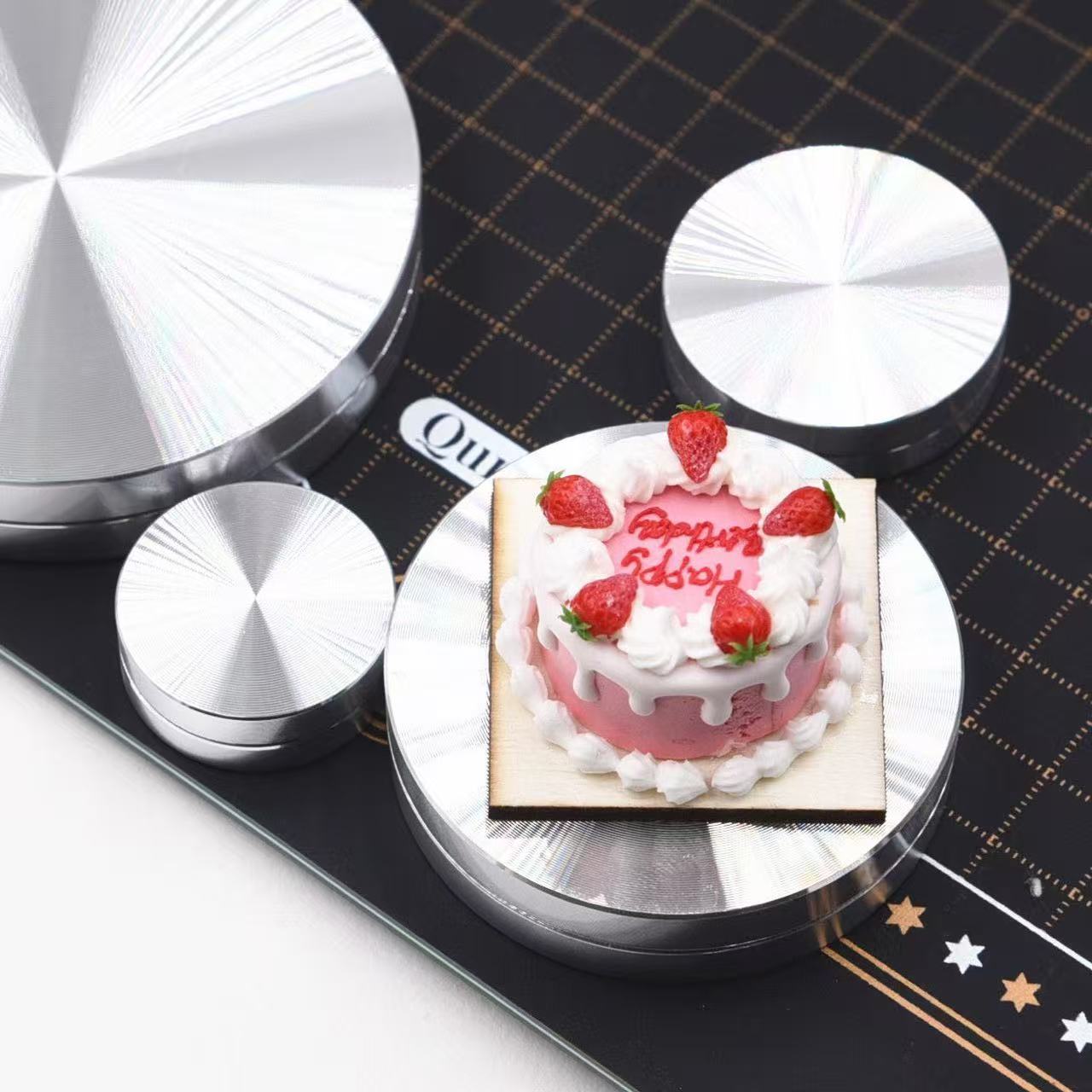 Miniature Aluminum Turntable f - Cake Decorating Turntable 评论和价格