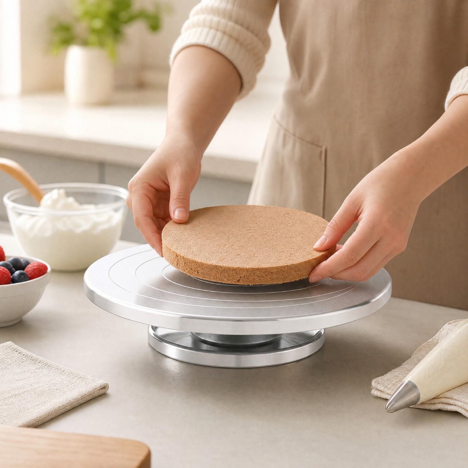 Smooth Rotating Pottery Turnta - Cake Decorating Turntable 评论和价格