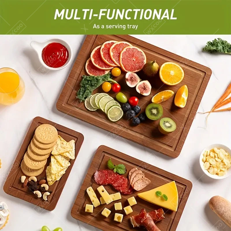 WXCOO 1 3pcs Bamboo Cutting Bo - Bamboo Cutting Board 评论和价格